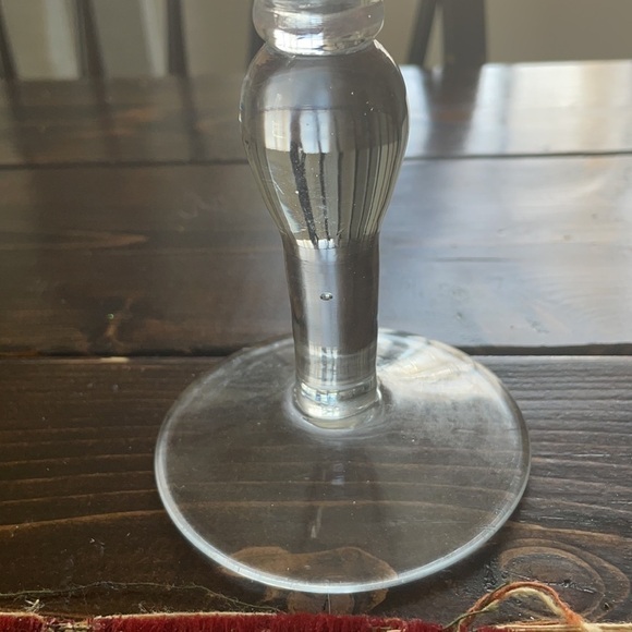 Tiffin Franciscan Blush Rose Champagne Handblown Stem Goblet Glass - Picture 3 of 3